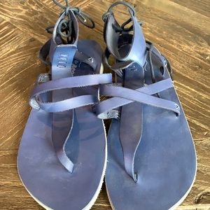 Free People Vacation Day wrap sandals